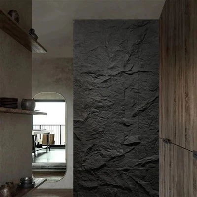 محفوظ استعمال کے ل fire فائر مزاحم پی یو آرائشی پتھر